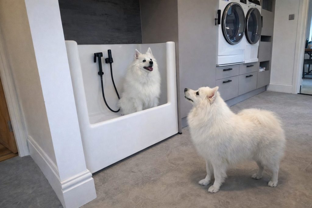 Explorer Dog Shower Installed in a Nolte Kitchen